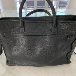Lambskin Black Leather Briefcase